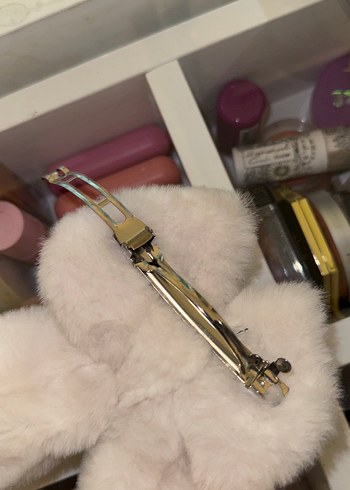 Beyaz Kürklü saç tokası - Görsel 3