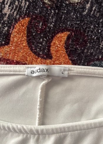 Kadın Beyaz Uzun Kollu Pamuklu Sweatshirt - Görsel 4