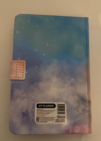 Pastel Renkli Kedi Temalı Kapaklı Defter - Görsel 2