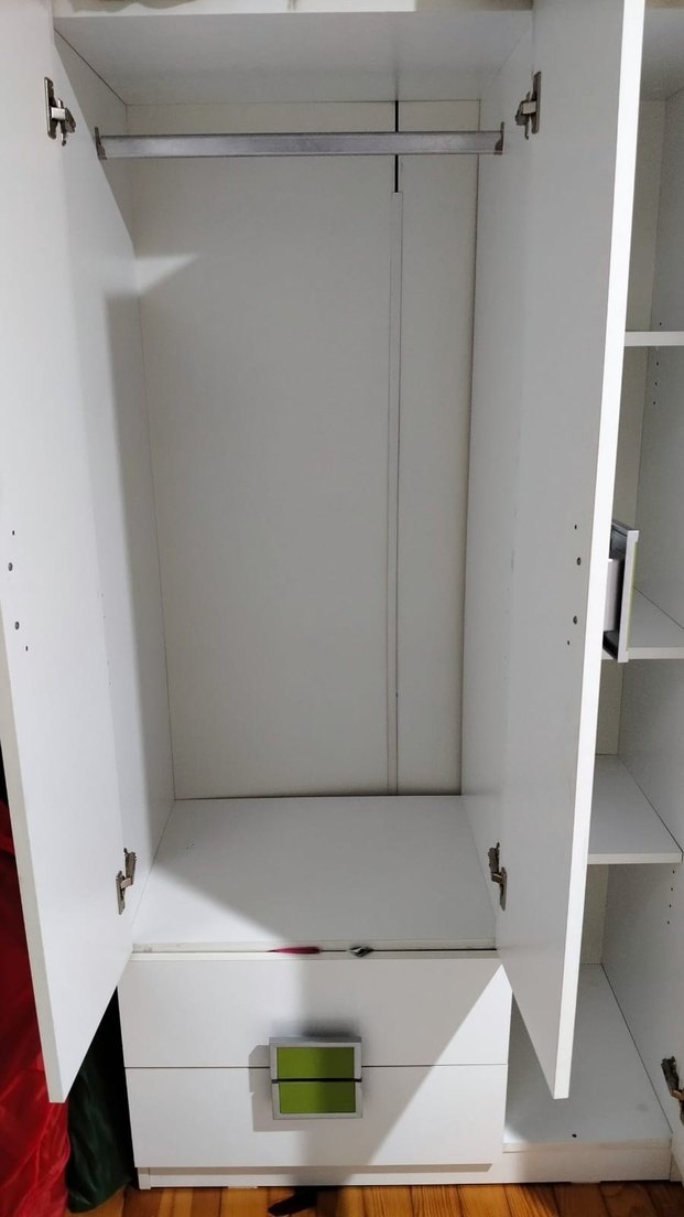 Yeşil kulplu çocuk gardırop - Görsel 2