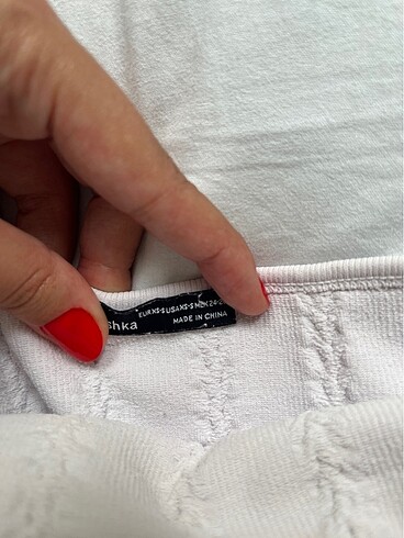 Bershka Bershka halter yaka crop top