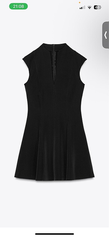 Zara Zara siyah elbise
