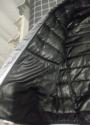 xl Beden beyaz Renk Pull bear orjinal mont reflektörlü