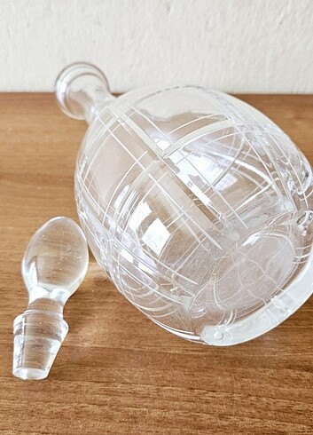 1950 lerden, asit işlemeli, karaf. 36 cm - Görsel 5