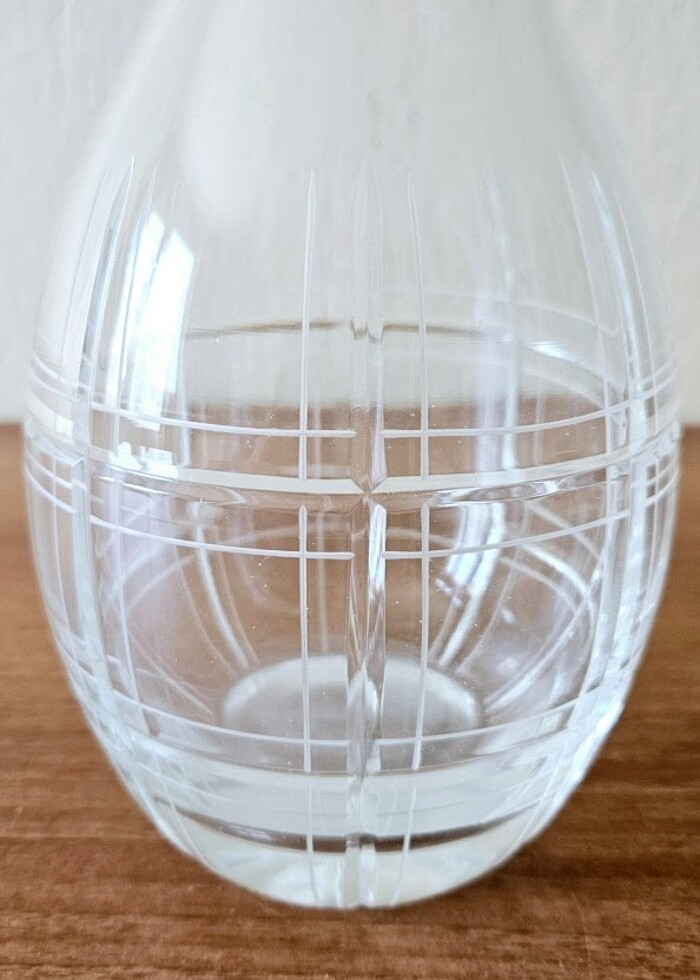 1950 lerden, asit işlemeli, karaf. 36 cm - Görsel 4