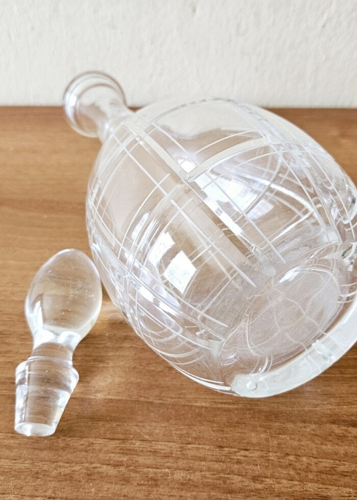 1950 lerden, asit işlemeli, karaf. 36 cm - Görsel 5