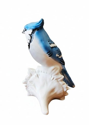 Goebel, Batı Alman, porselen, Blue Jay Kuş biblo. - Görsel 4