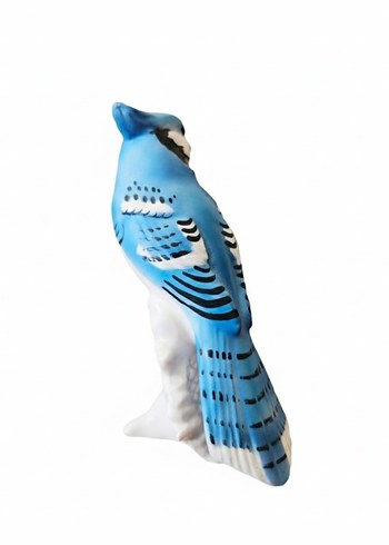 Goebel, Batı Alman, porselen, Blue Jay Kuş biblo. - Görsel 5