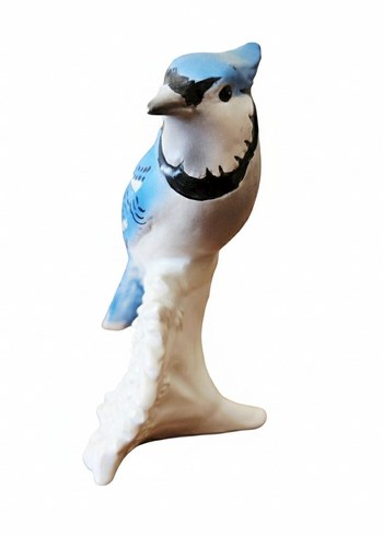 Goebel, Batı Alman, porselen, Blue Jay Kuş biblo. - Görsel 3