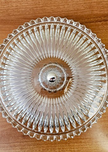 Alman, Walther-glas, kristal, sunumluk, kek, pasta standı. - Görsel 2