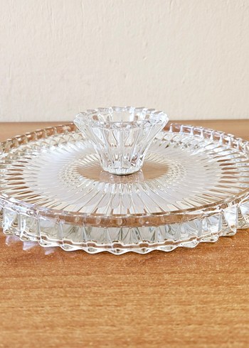 Alman, Walther-glas, kristal, sunumluk, kek, pasta standı. - Görsel 6
