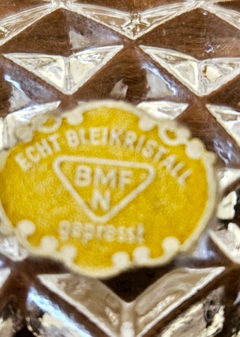 Alman BMF Blei Kristall, bölmeli kase - Görsel 3