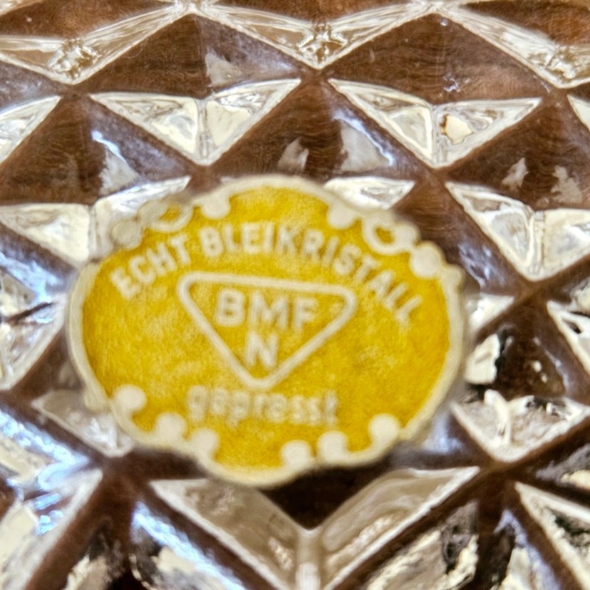 Alman BMF Blei Kristall, bölmeli kase - Görsel 3