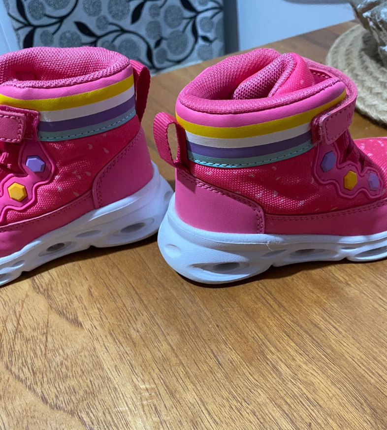 Vicco Kız Çocuk Renkli Pembe Spor Ayakkabı - Görsel 4