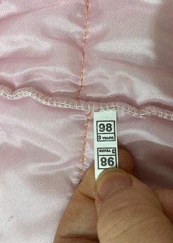 Kız Çocuk pembe Fermuarlı Yelek - Görsel 5
