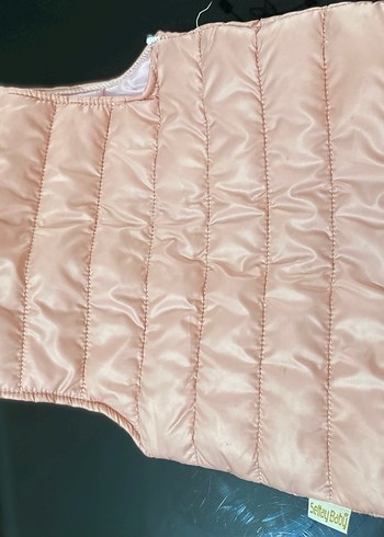 Kız Çocuk pembe Fermuarlı Yelek - Görsel 2