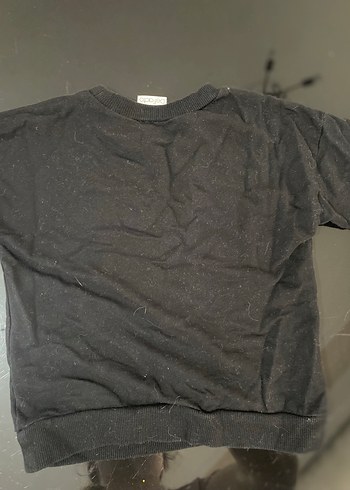 Erkek Çocuk Siyah Baskılı Sweatshirt - Görsel 2