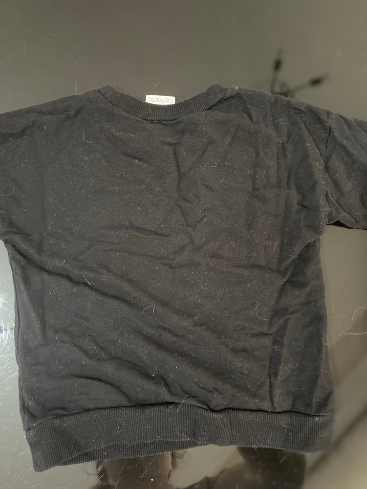 Erkek Çocuk Siyah Baskılı Sweatshirt - Görsel 2