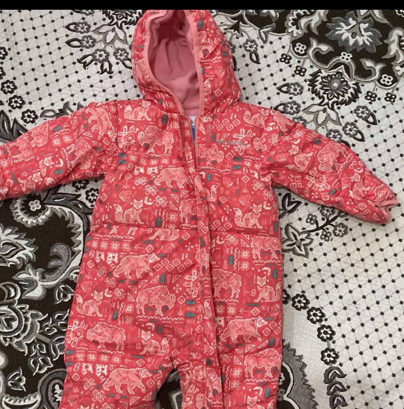Columbia Pembe Kız Bebek Kar Tulumu - Görsel 3