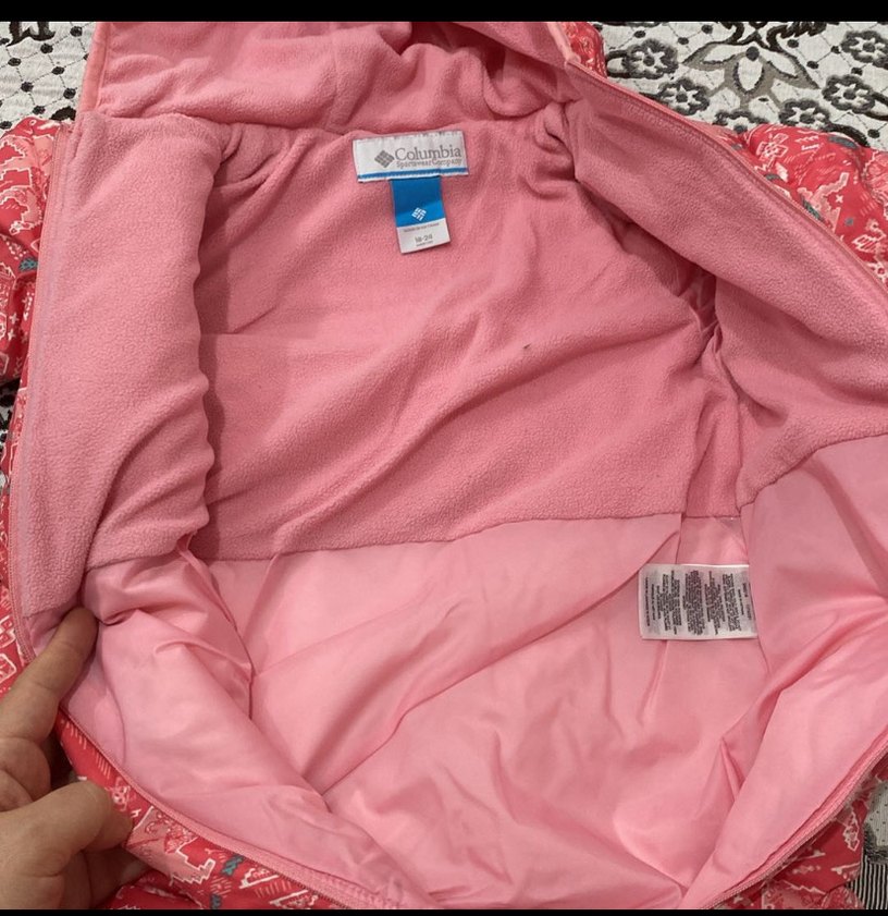 Columbia Pembe Kız Bebek Kar Tulumu - Görsel 5
