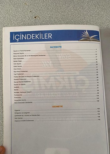 Matematik Konu Konu Çıkmış Sorular - Son 7 Yıl hiç çözülmedi