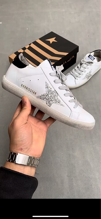 39 Beden beyaz Renk Golden goose deluxe