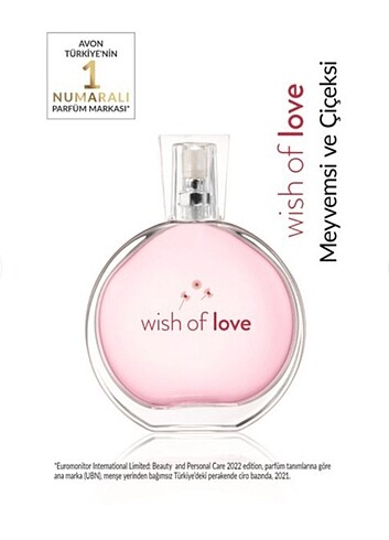 AVON Wish of love kadın parfümü 