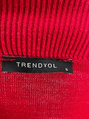 s Beden kırmızı Renk Trendyol & Milla Kazak / Triko %70 İndirimli.
