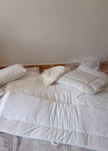 Krem Bebek uyku seti - Görsel 2