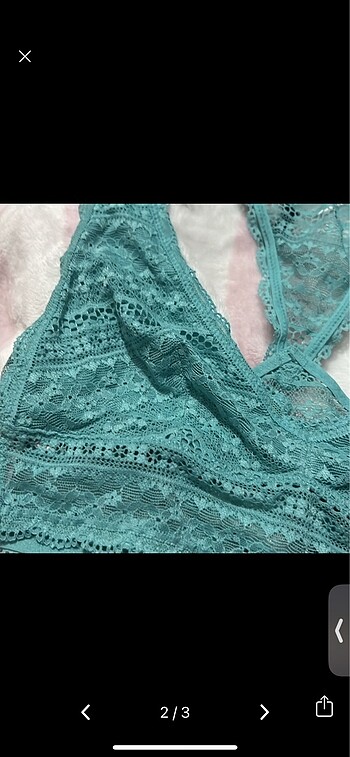 xs Beden Victorias secret pink bralet