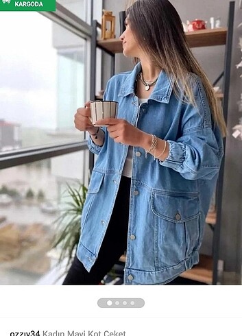 oversize Kot çeket