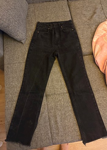 TrendyolMilla Siyah Denim Boru Paça Pantolon