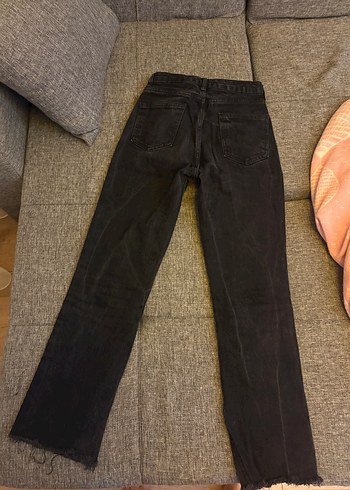xs Beden TrendyolMilla Siyah Denim Boru Paça Pantolon