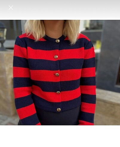 Crop hırka