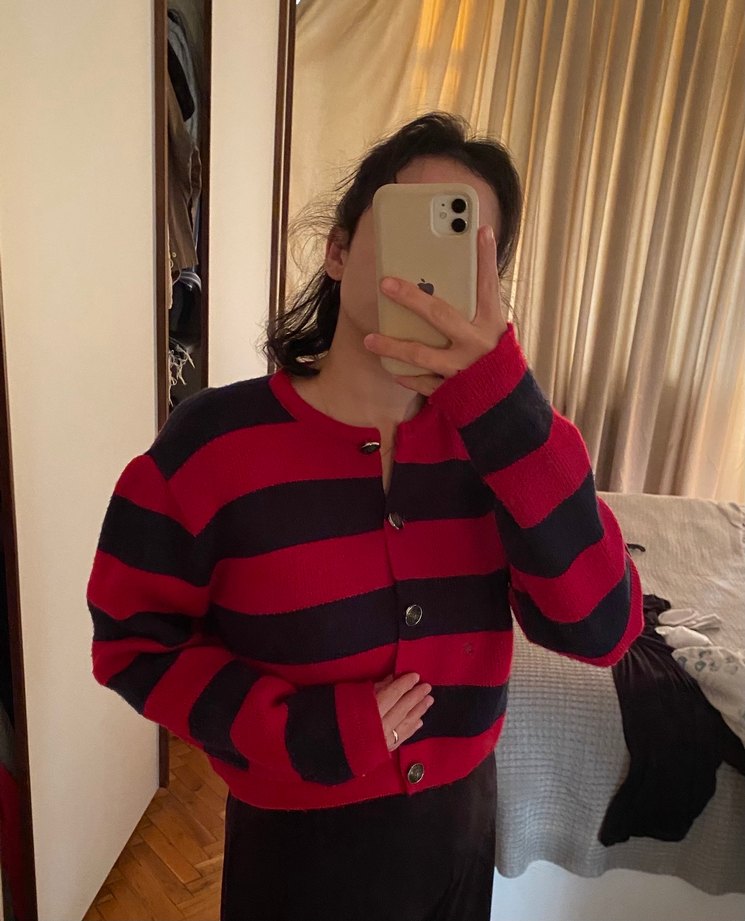 Crop hırka - Görsel 4