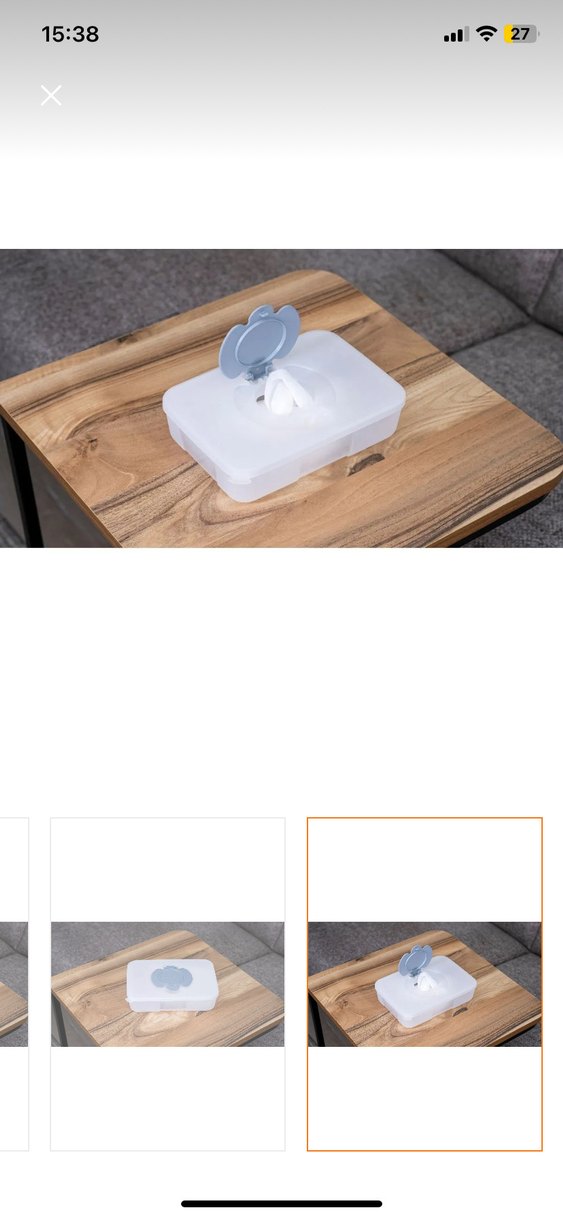 Gri Bebek Bezi Değiştirme Kutusu - Görsel 2