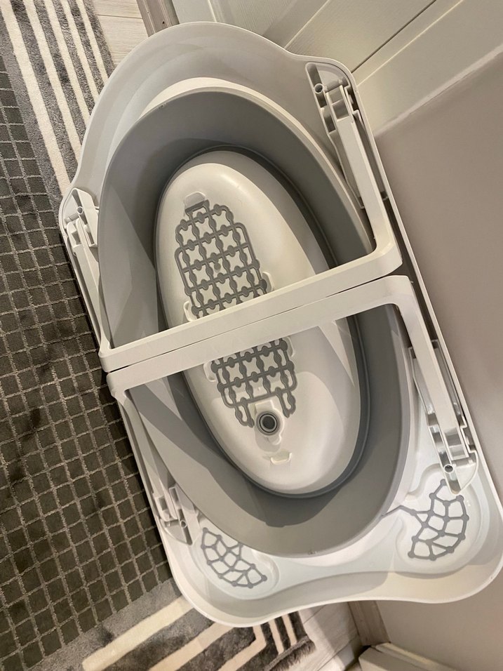 Katlanabilir Bebek Küveti ve Katlanabilir Kova Seti - Görsel 4