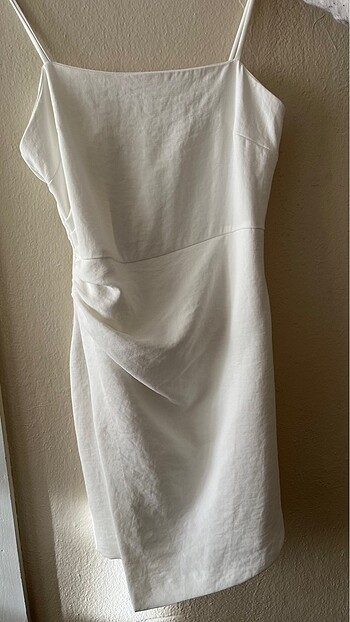 Zara zara beyaz elbise