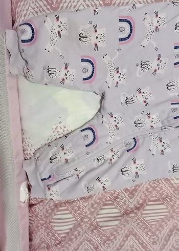 Renkli Bağlama Desenli Bebek Tulumu - Görsel 2