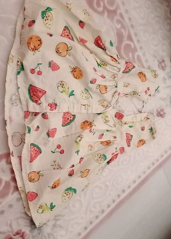 Kolsuz, Fırfırlı Bohem Kız Elbisesi - Görsel 2