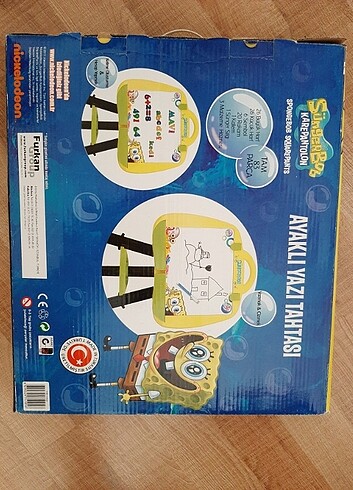 Beden Renk Sünger Bob yazı tahtası