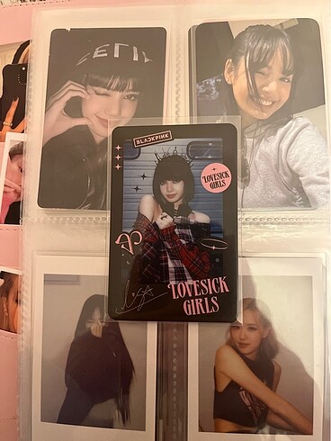 Lisa lovesick girls fotokart(Jennie,Rose,Jisoo)