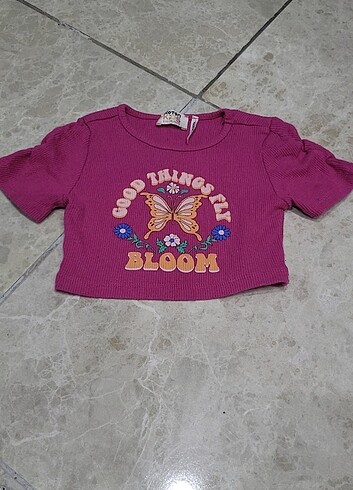 Koton KOTON KİDS CROP BLUZ 