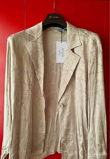 Fabrika Bej Oversize Ceket