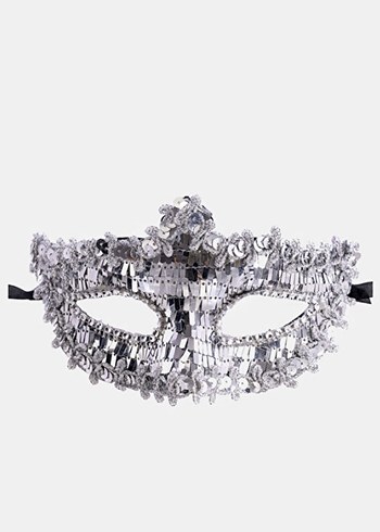 Altın Renkli Parlak Maske 3lü Paket - Görsel 4