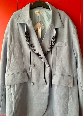 Vakkorama Yaka İp Detayli Blazer Ceket