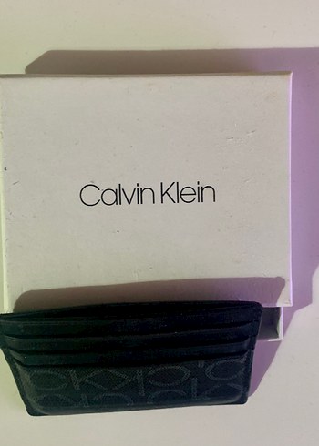 Beden Calvin Klein Siyah Baskılı Unisex Kartlık