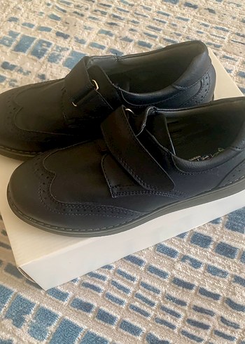 Lacivert Tokalı Erkek Çocuk Özel Ayakkabı - Görsel 4