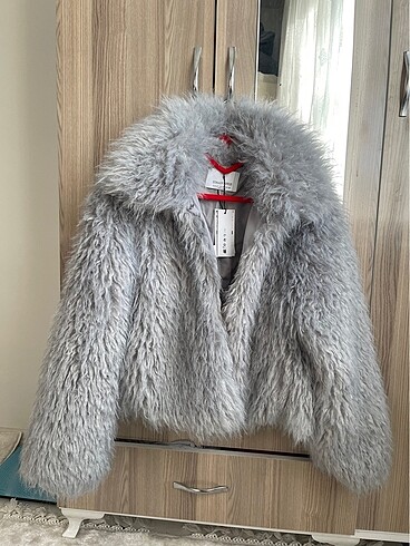 Stradivarius kürk peluş ceket