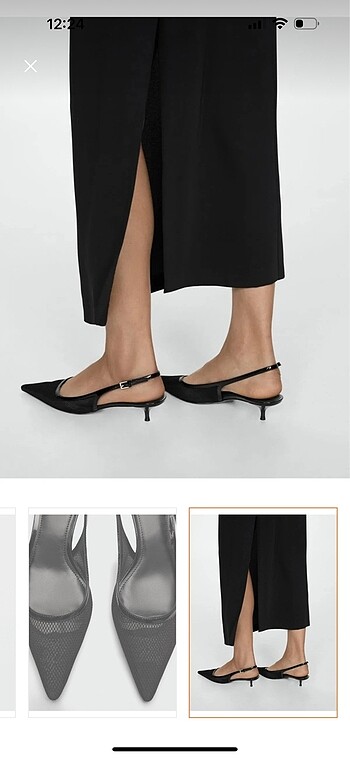 37 Beden siyah Renk Mango stiletto